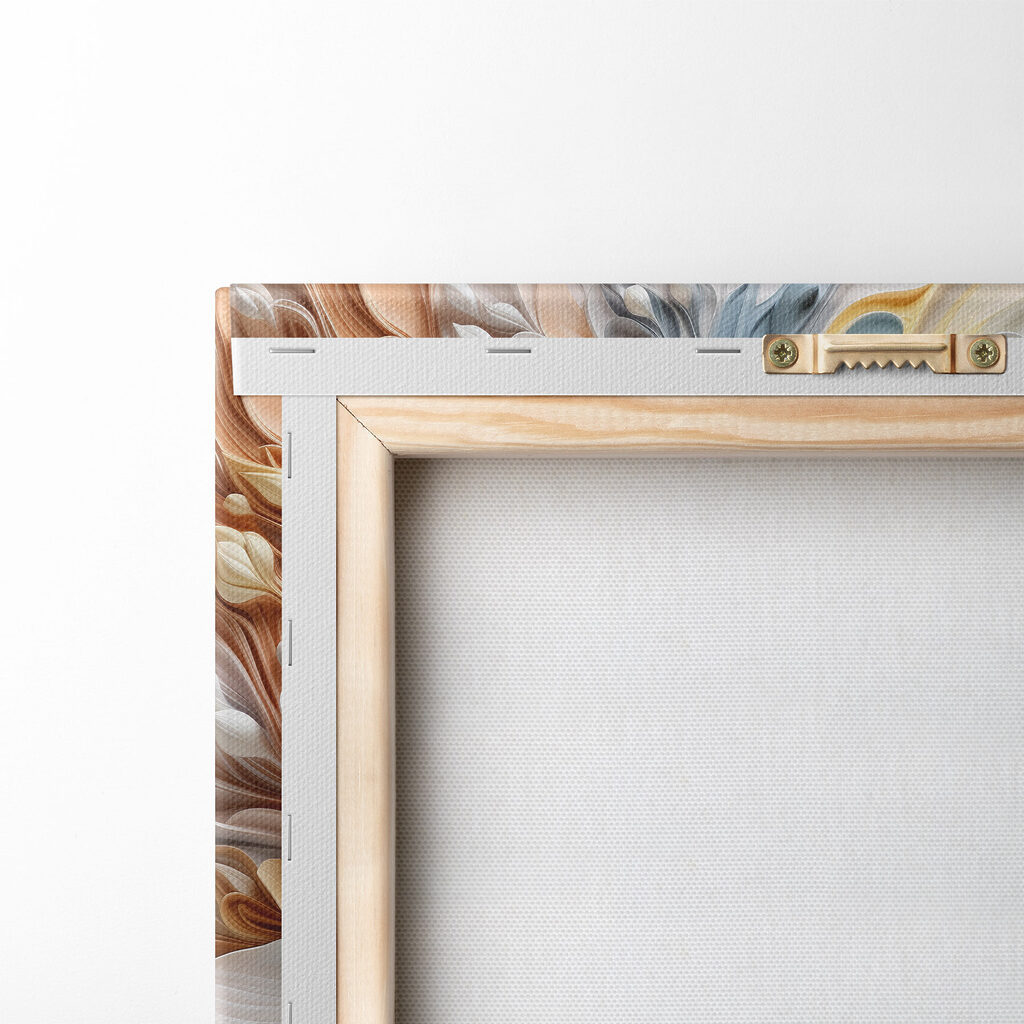 - Elegante bloemen in zachte pasteltinten — achterkant