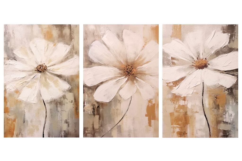Drie kunstwerken — volledig ontwerp