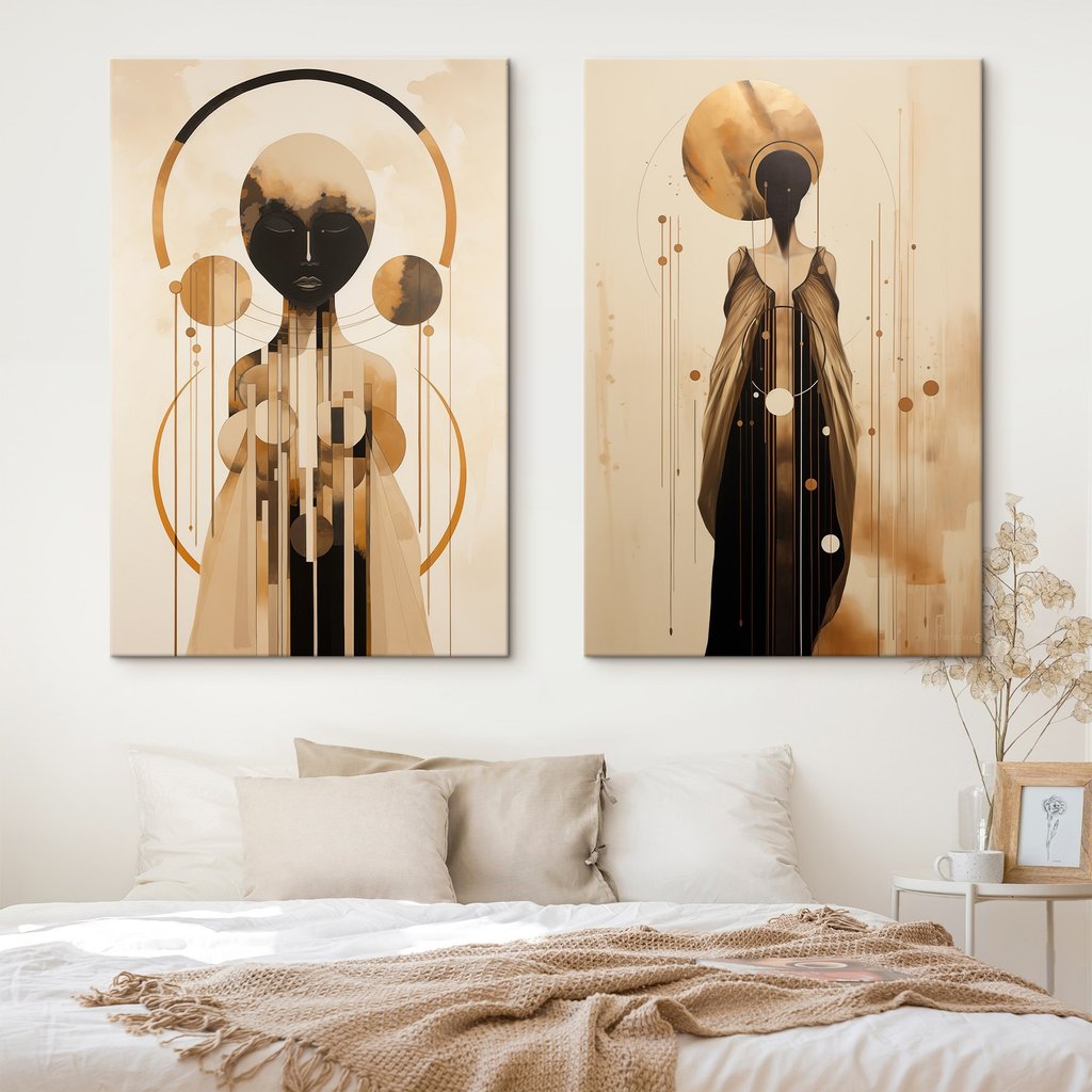 Etherische vormen in een harmonieuze compositie — interieur 1