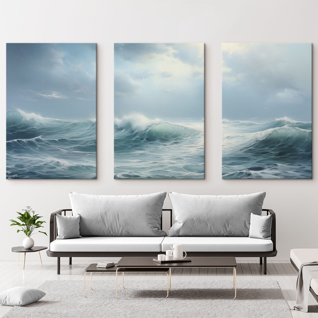 Een groep golven in de oceaan — interieur 1