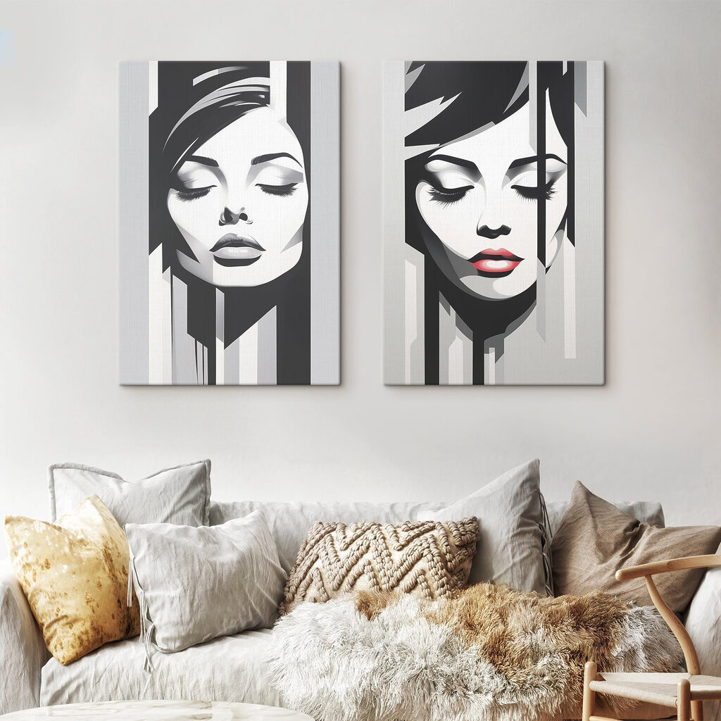Dromerige portretten in opvallend contrast — interieur 2