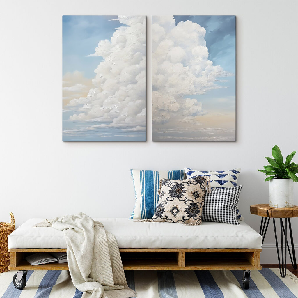 Vergelijking van wolken aan de hemel — interieur 1