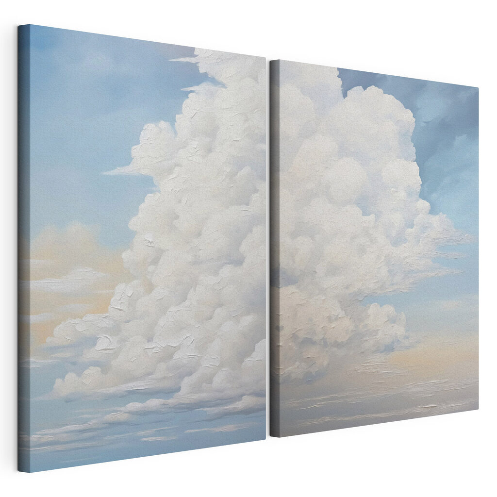 Vergelijking van wolken aan de hemel — productweergave