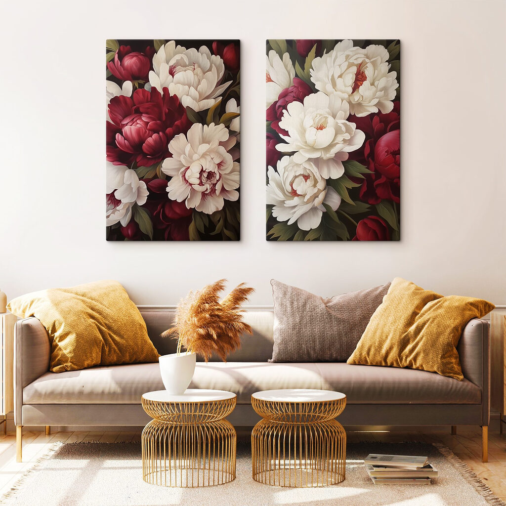 Elegante bloemen in levendige harmonie — interieur 1