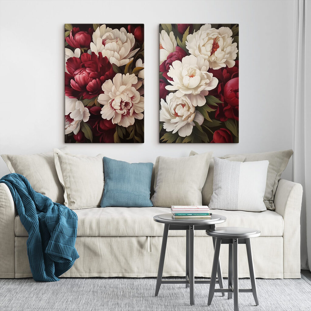 Elegante bloemen in levendige harmonie — interieur 2