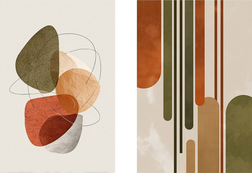 Vormen en ritme — volledig ontwerp