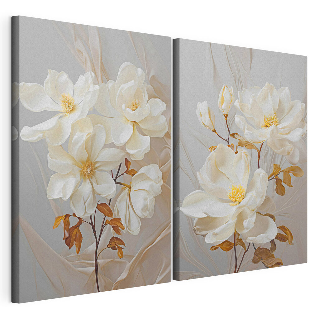 - Elegante bloesems in zachte tinten — productweergave