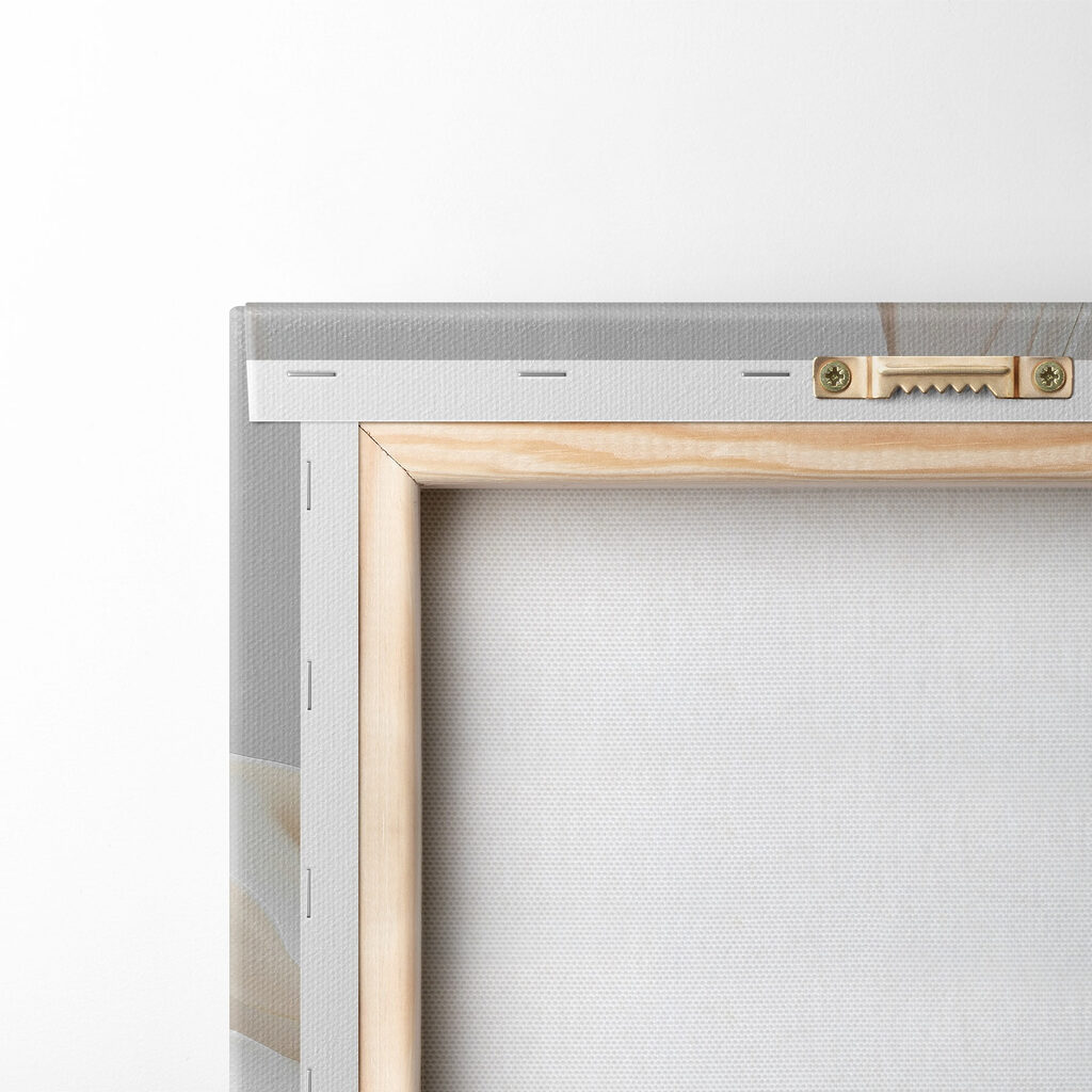 - Elegante bloesems in zachte tinten — achterkant