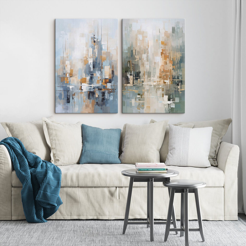 Schilderij van een stad — interieur 1