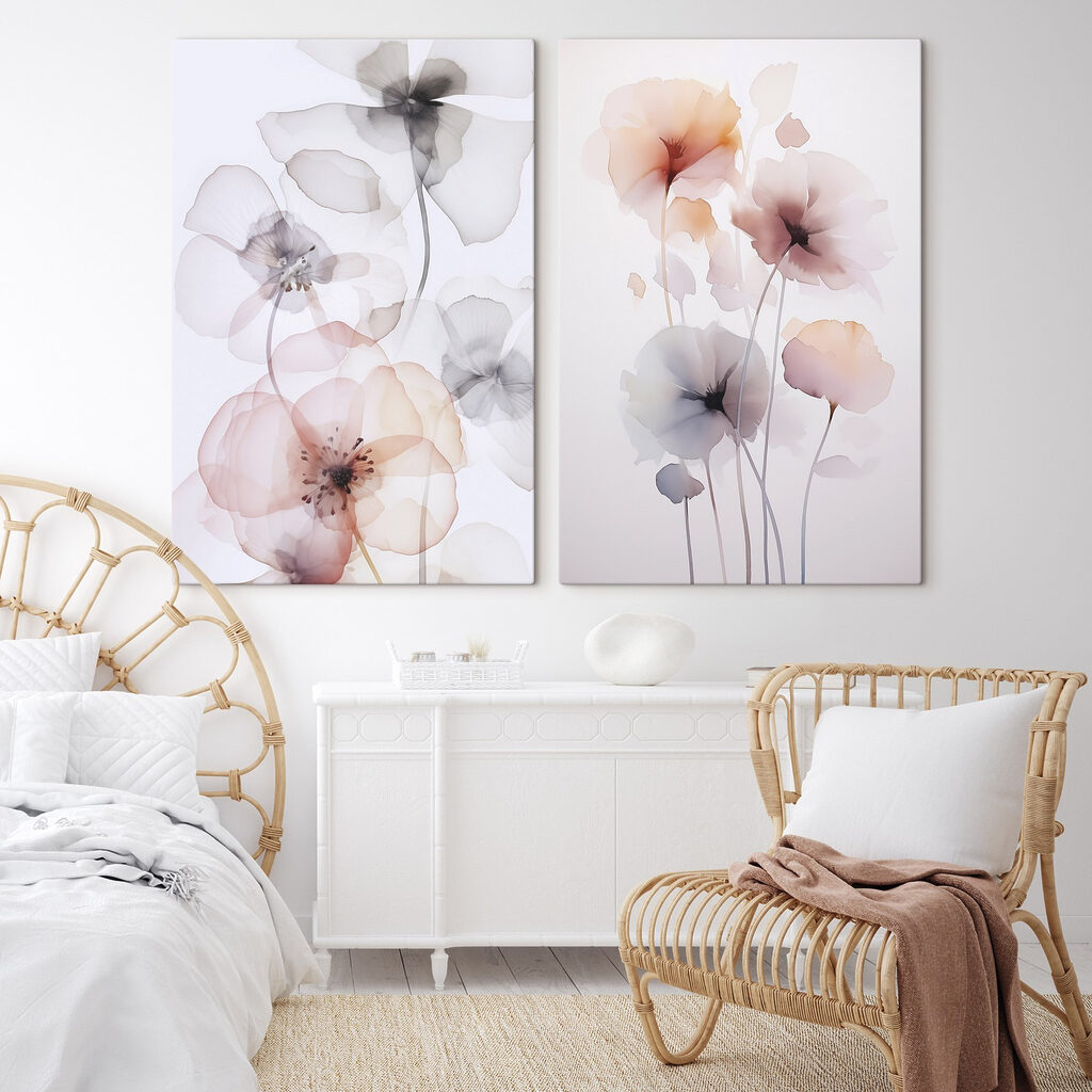 Zachte bloemblaadjes in subtiele harmonie — interieur 2