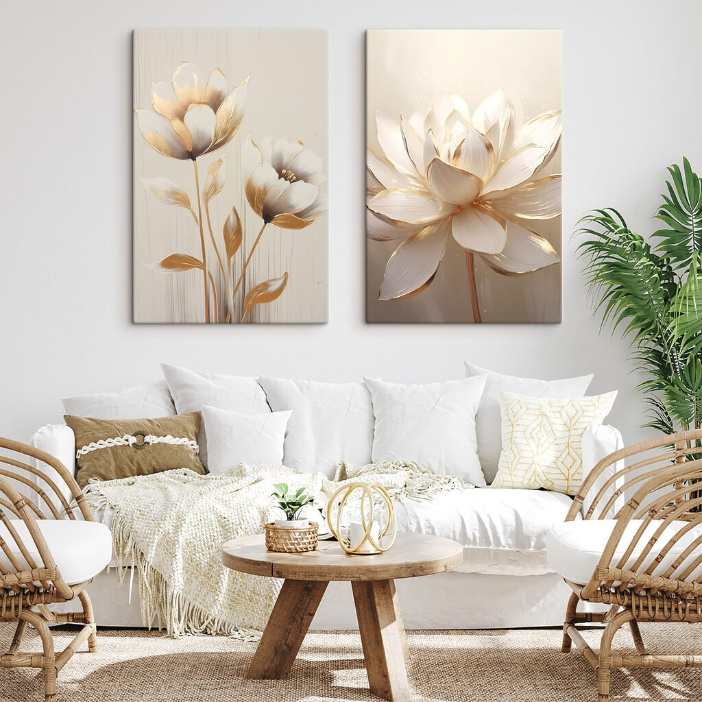 Bloemencollage — interieur 2