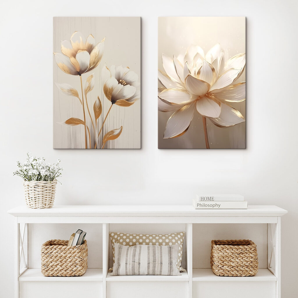 Bloemencollage — interieur 1