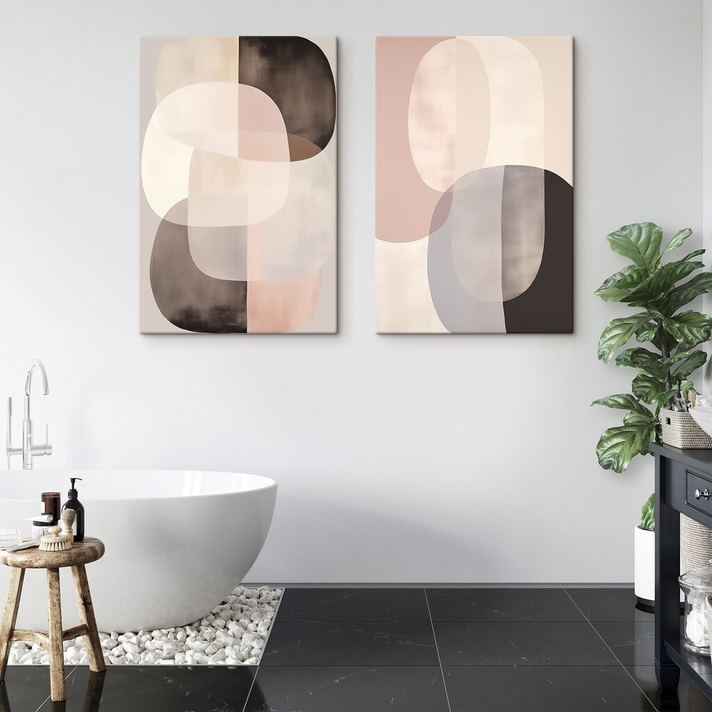 Twee kunstwerken — interieur 1