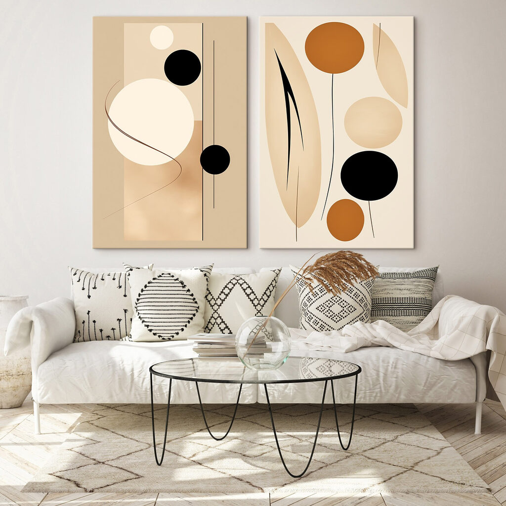 Twee kunstfoto's — interieur 1
