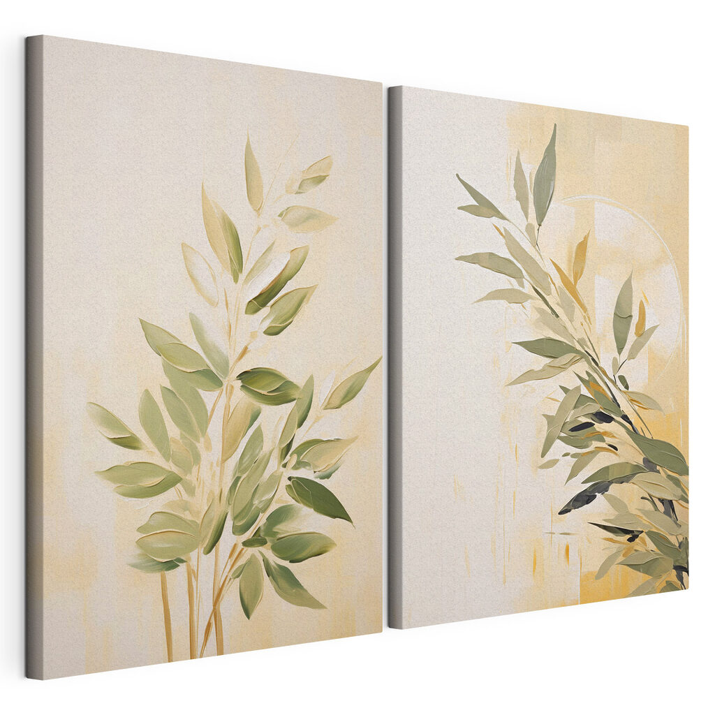 Schilderij van een plant — productweergave
