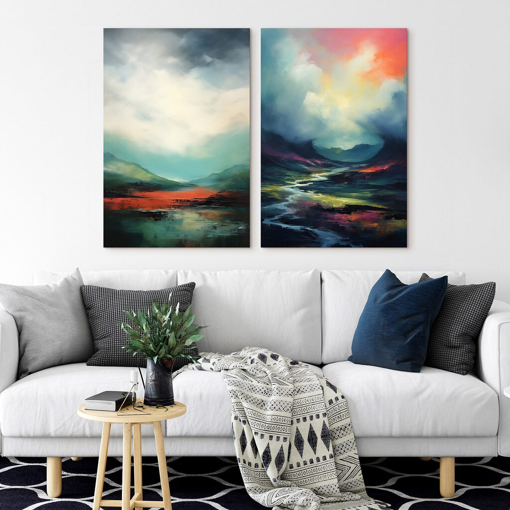 Landschapsschilderij — interieur 2
