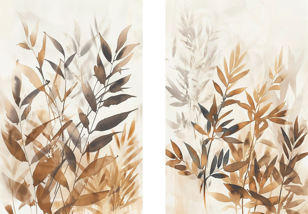 Zachte, botanische elegantie in ingetogen tinten — volledig ontwerp