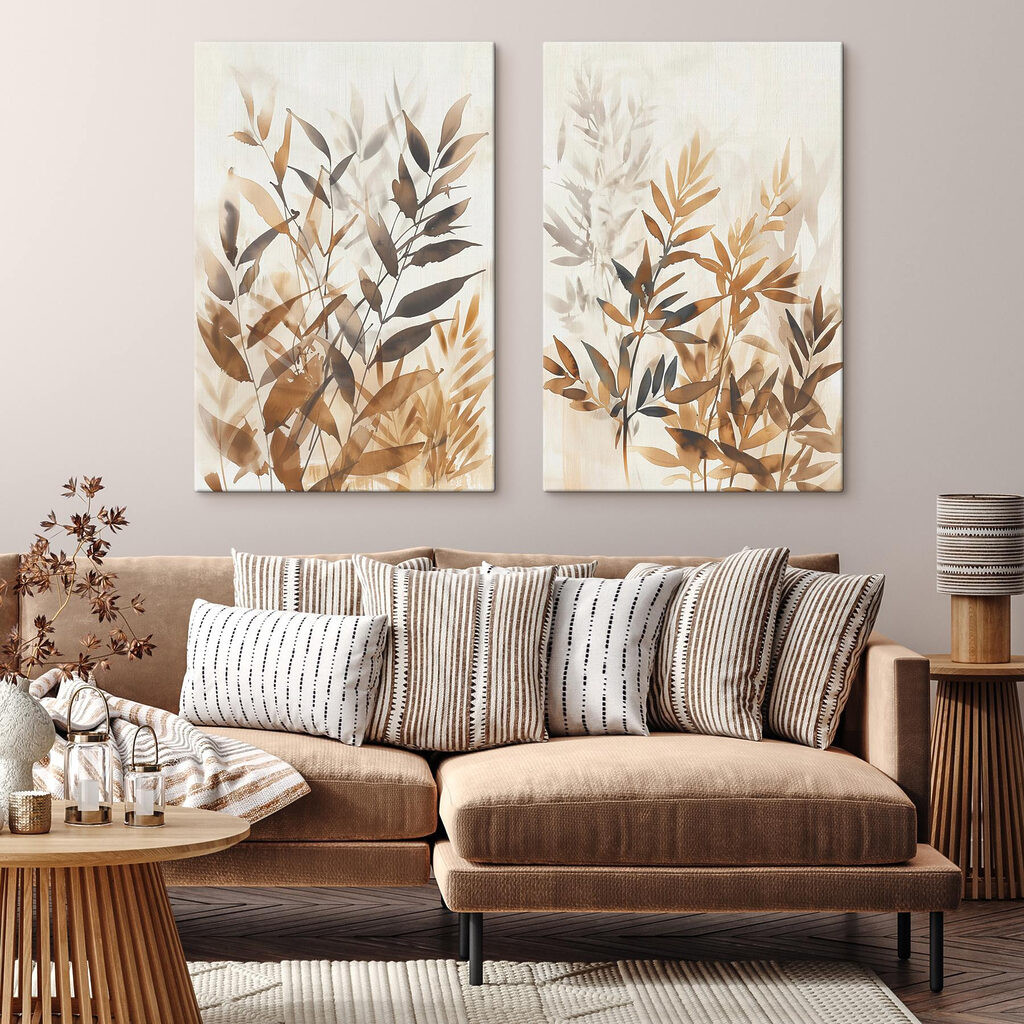 Zachte, botanische elegantie in ingetogen tinten — interieur 1