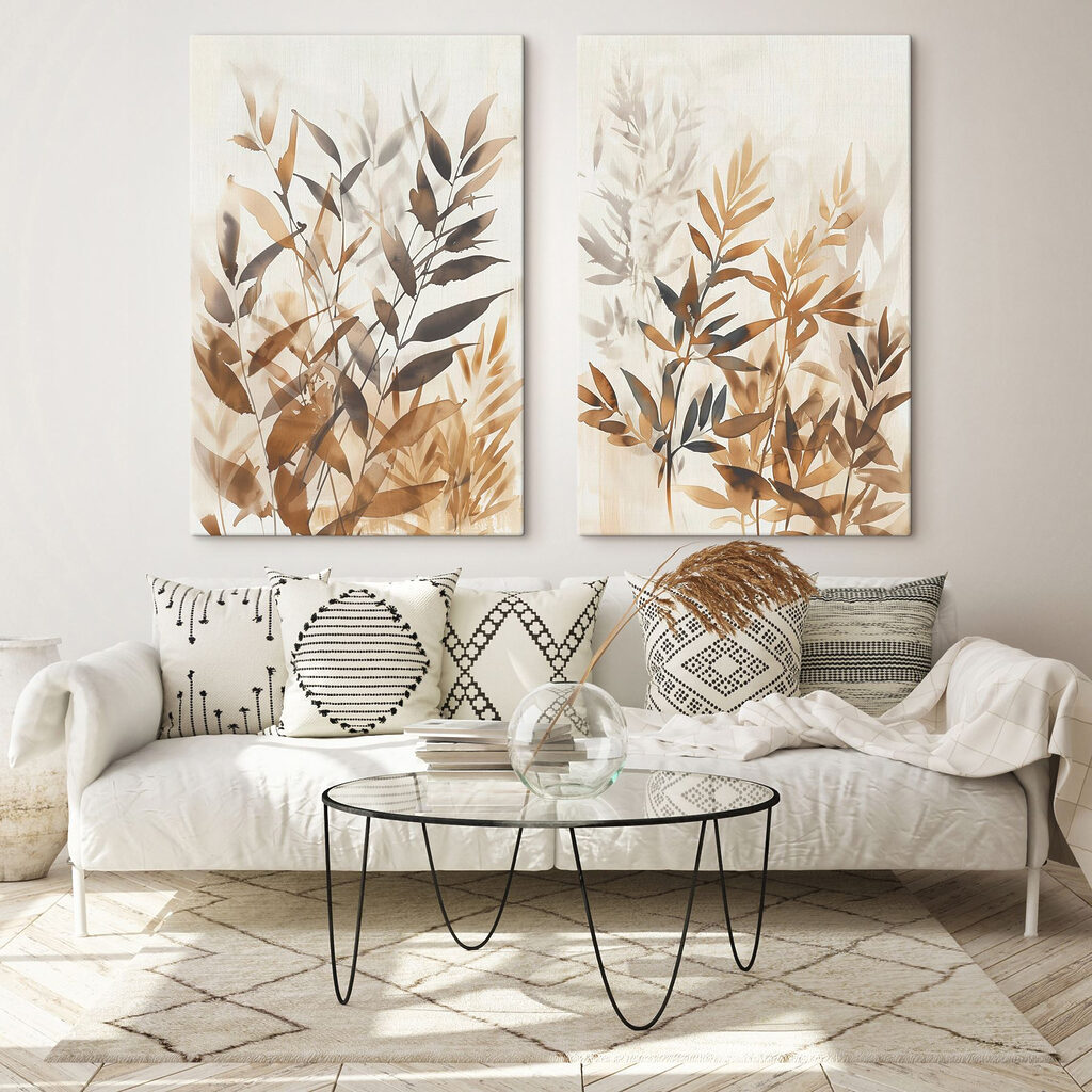 Zachte, botanische elegantie in ingetogen tinten — interieur 2