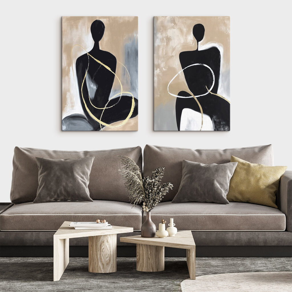 Twee kunstwerken van een vrouw — interieur 2