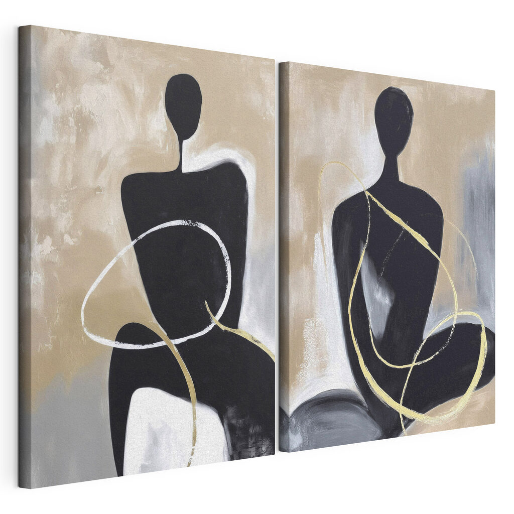 Twee kunstwerken van een vrouw — productweergave