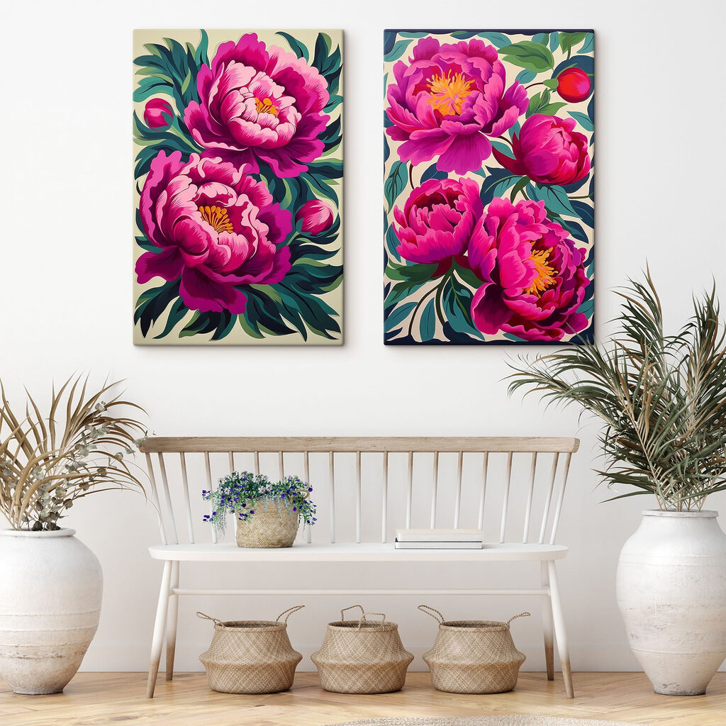 Kleurrijke bloemen in volle bloei — interieur 2