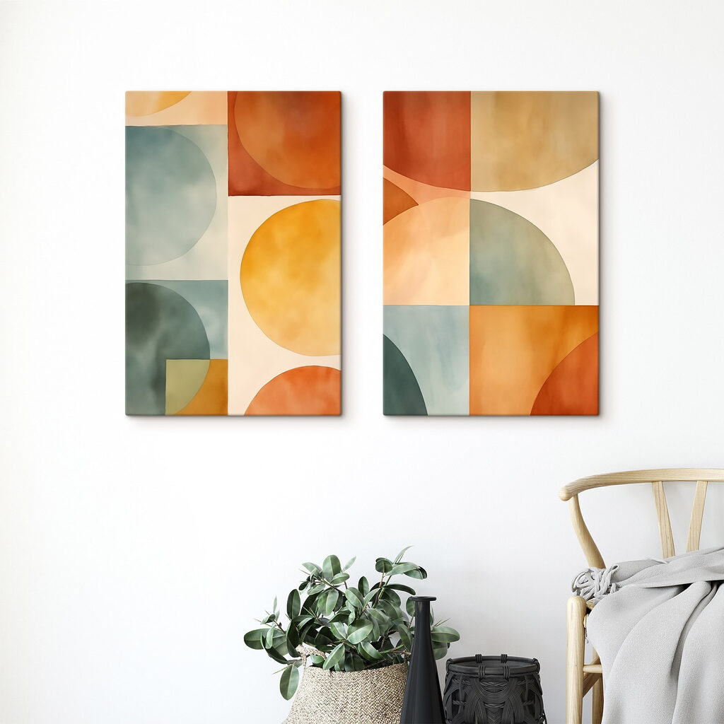 Zachte vormen in warme tinten — interieur 2