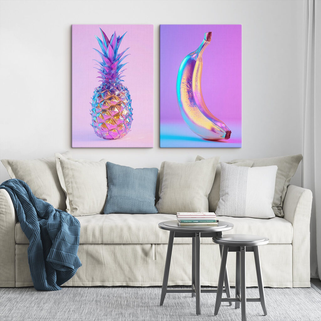 Een banaan en een ananas — interieur 2