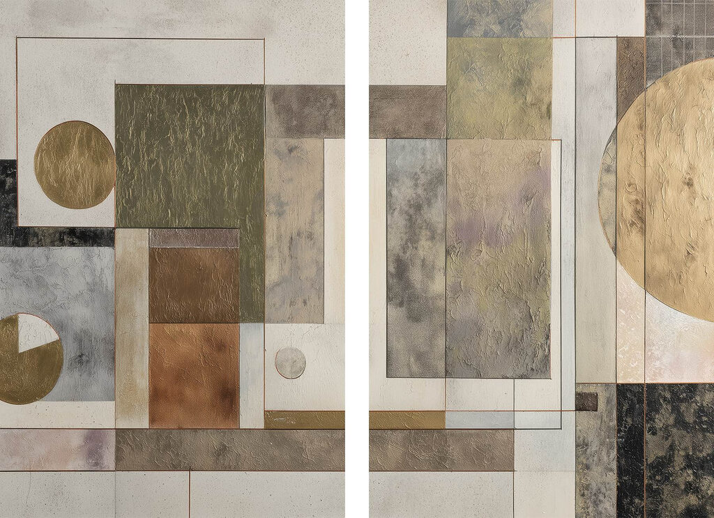 Twee kunstwerken — volledig ontwerp