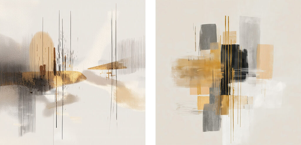 Kunstcollage — volledig ontwerp