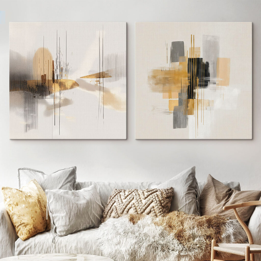Kunstcollage — interieur 1