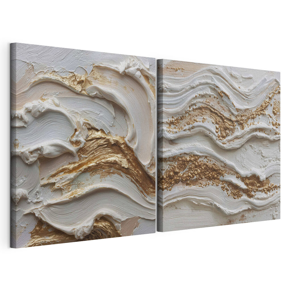 Abstracte golven van kleur en textuur — productweergave