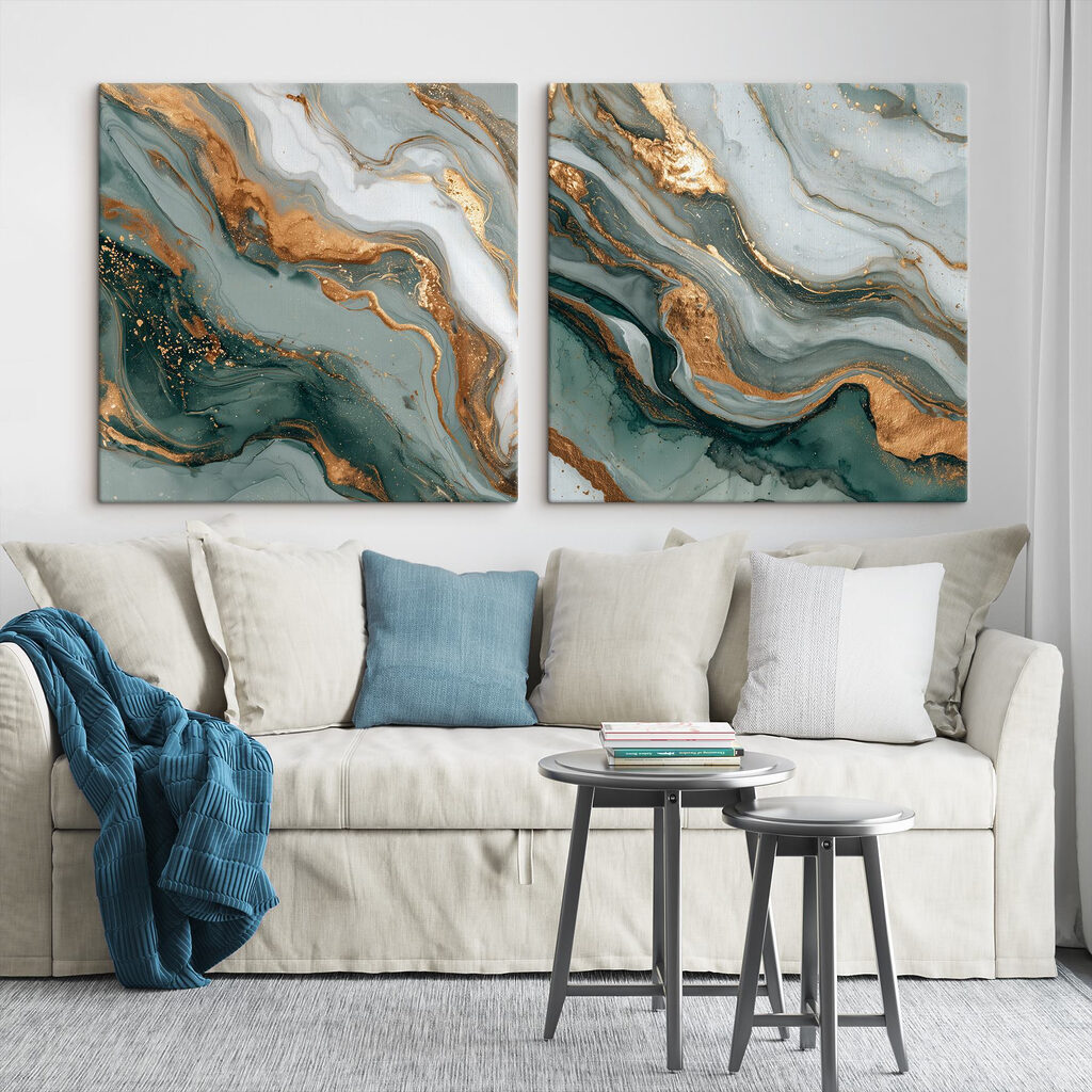 Wervelende kleuren in een harmonieus patroon — interieur 1