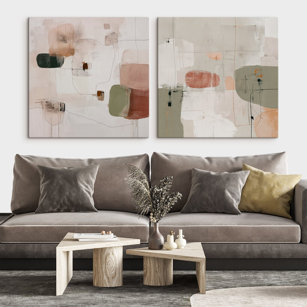 Schilderen in verschillende kleuren — interieur 1