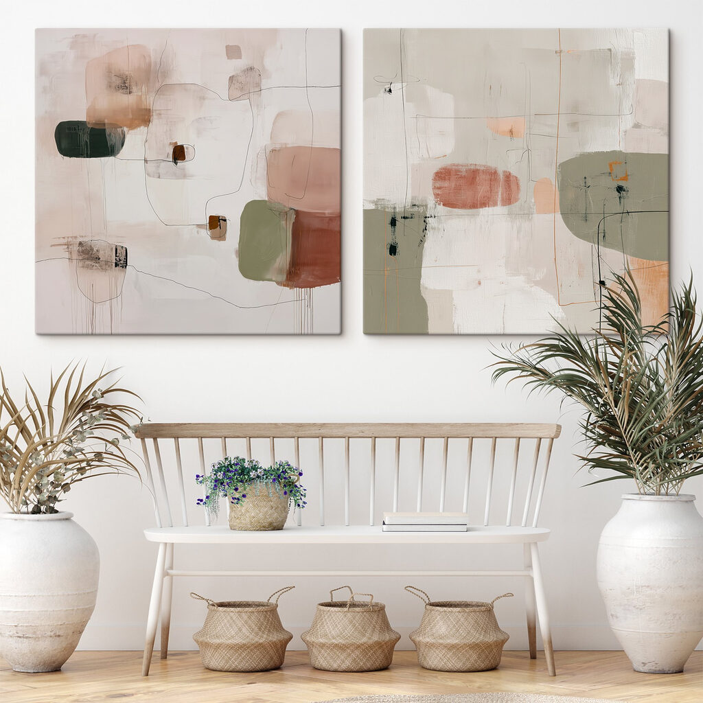 Schilderen in verschillende kleuren — interieur 2