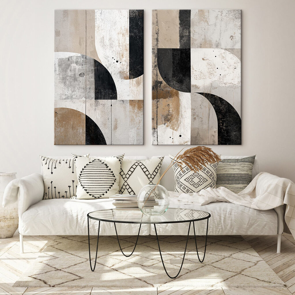 Twee kunstwerken — interieur 1
