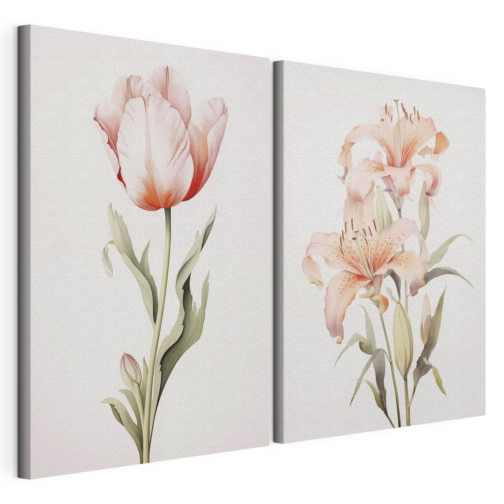 Verfijnde bloesems in zachte tinten — productweergave