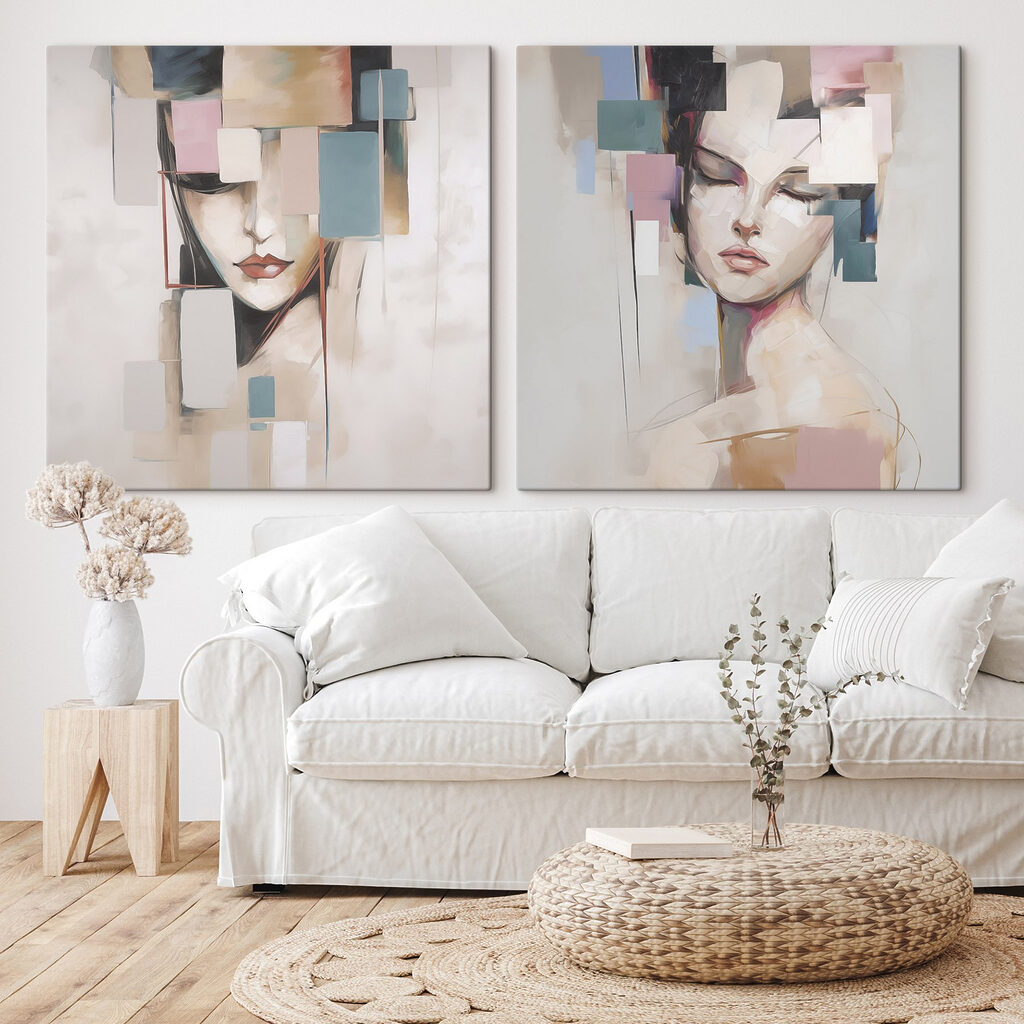 Schilderij van een vrouw — interieur 2