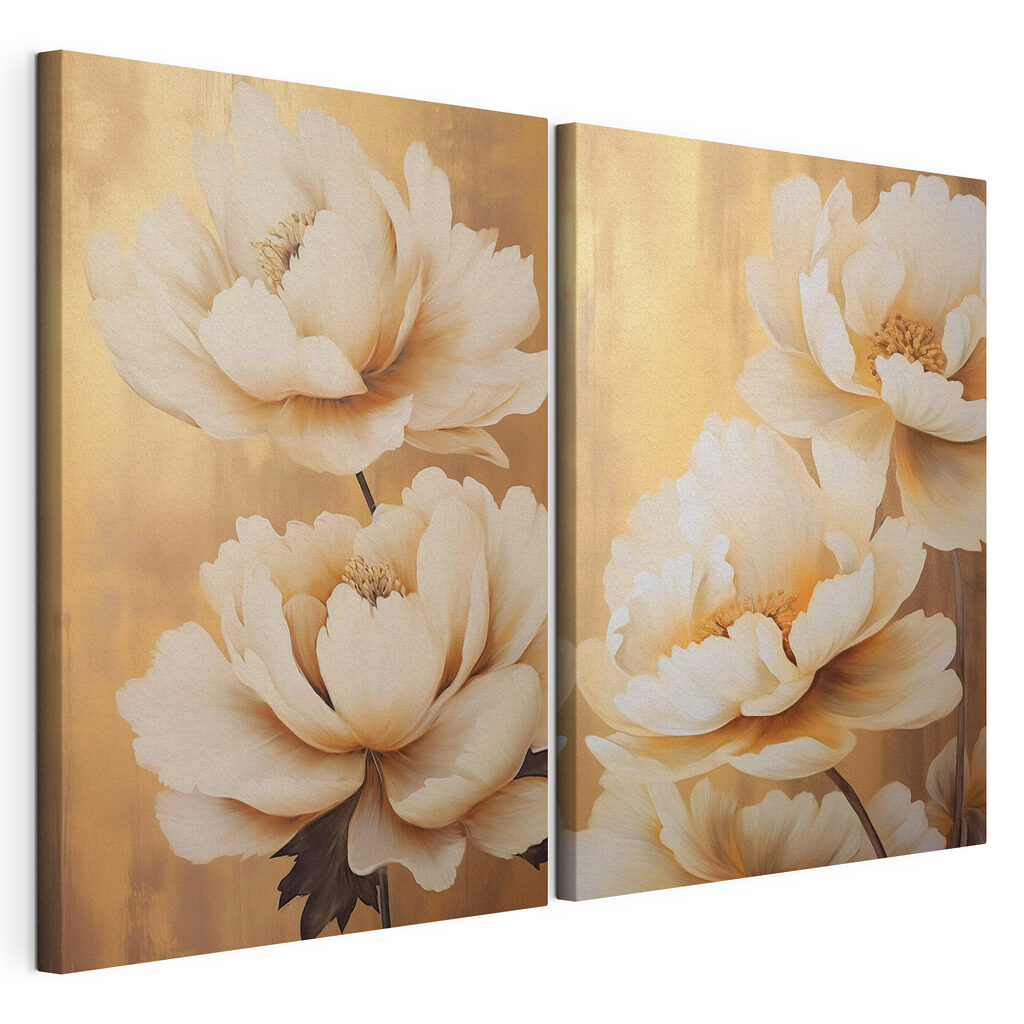 Elegante bloemen in warme tinten — productweergave