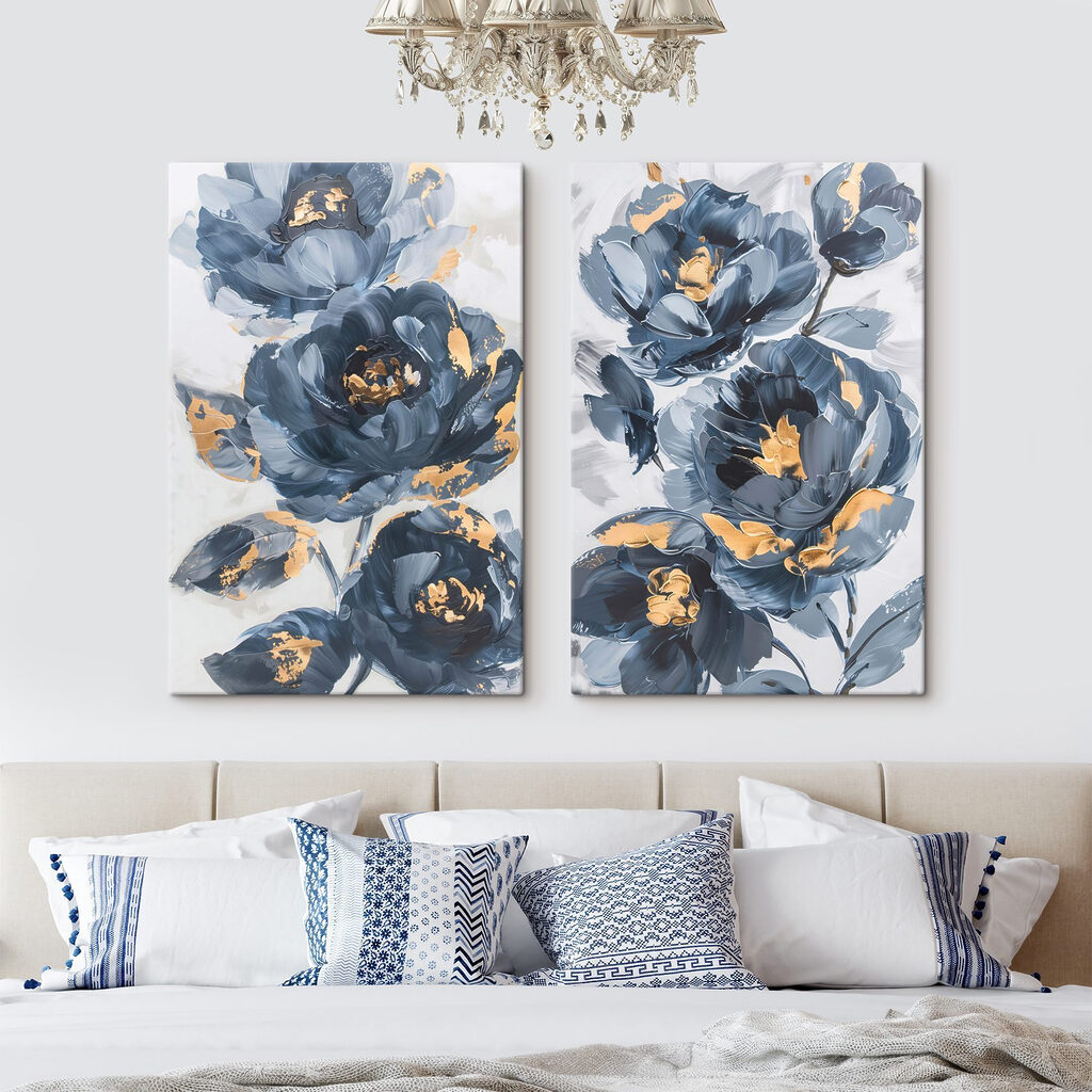 Elegante bloemen in zachte kleuren — interieur 1