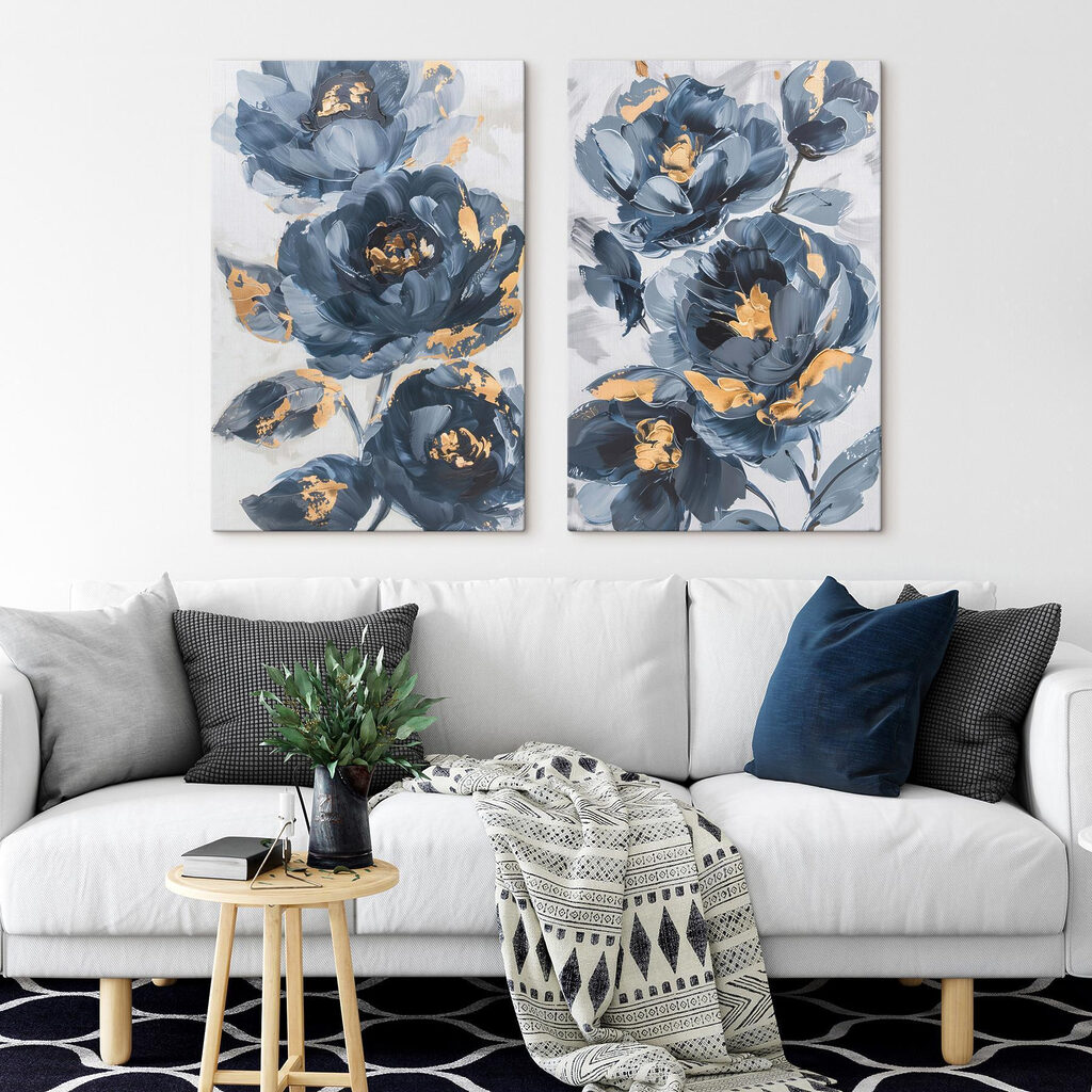 Elegante bloemen in zachte kleuren — interieur 2