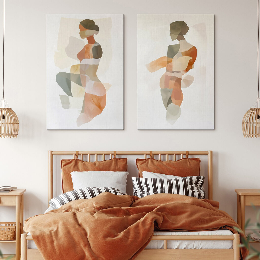 Het lichaam van een vrouw met verschillende kleuren — interieur 2