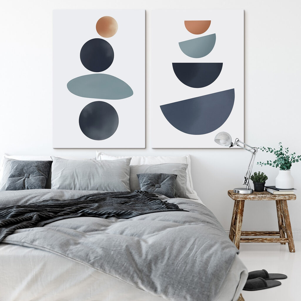 Geometrische vormen in harmonieus evenwicht — interieur 2