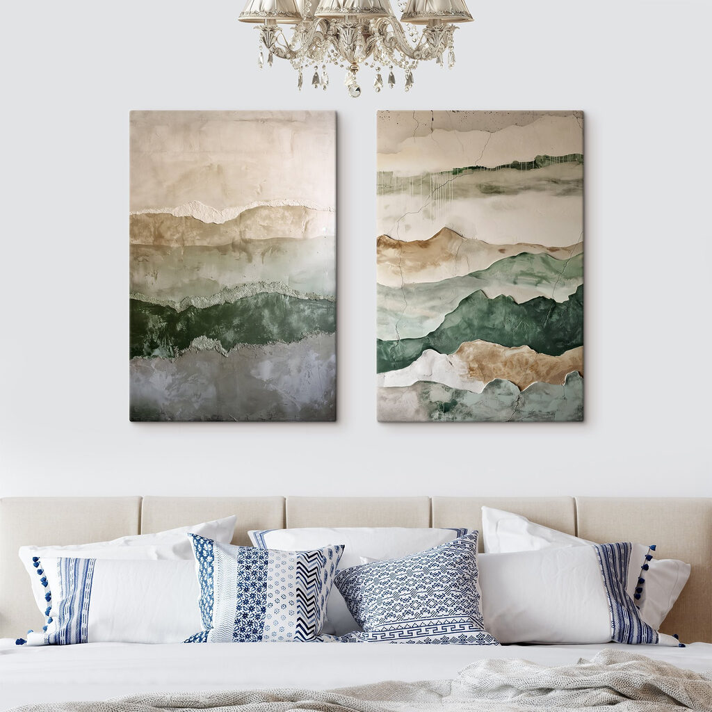 Lagen aarde en zachte kleuren — interieur 2