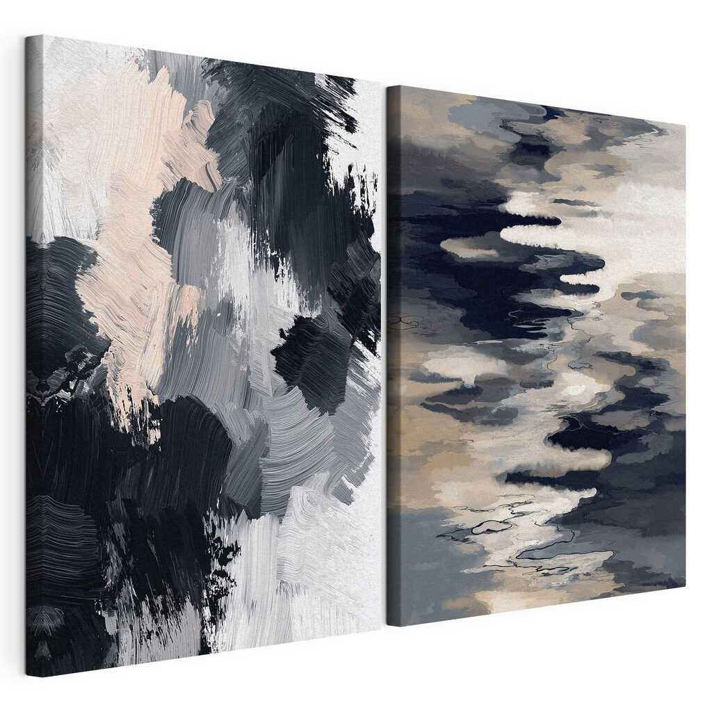 Abstracte vormen in monochrome tinten — productweergave