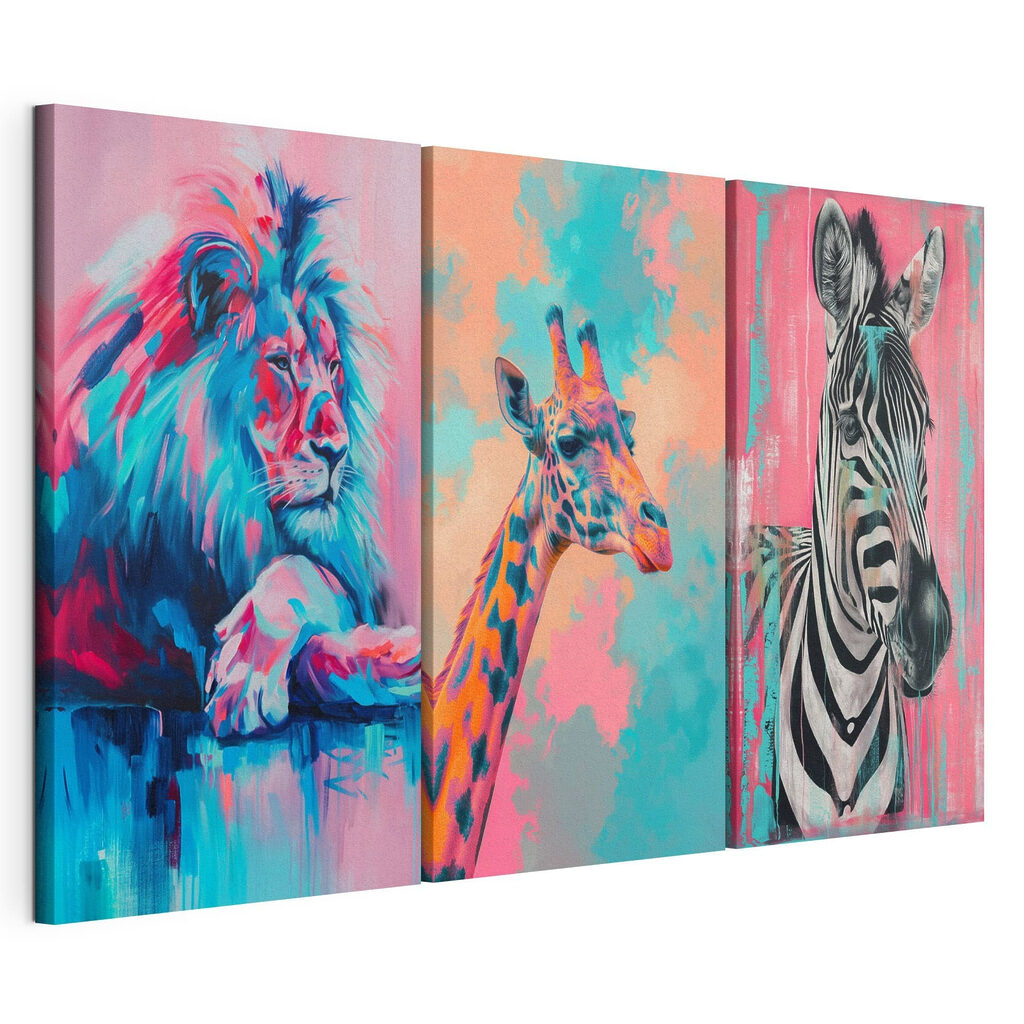 Collage van een giraffe — productweergave