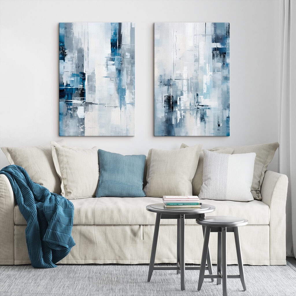 Schilderij van een stad — interieur 2