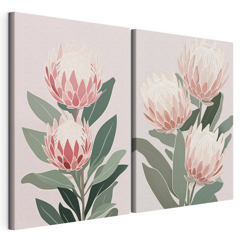 Verfijnde bloemen in zachte pasteltinten — productweergave