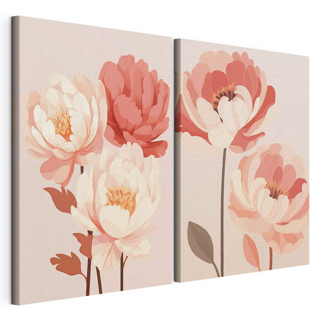 Prachtige bloemen in zachte kleuren — productweergave