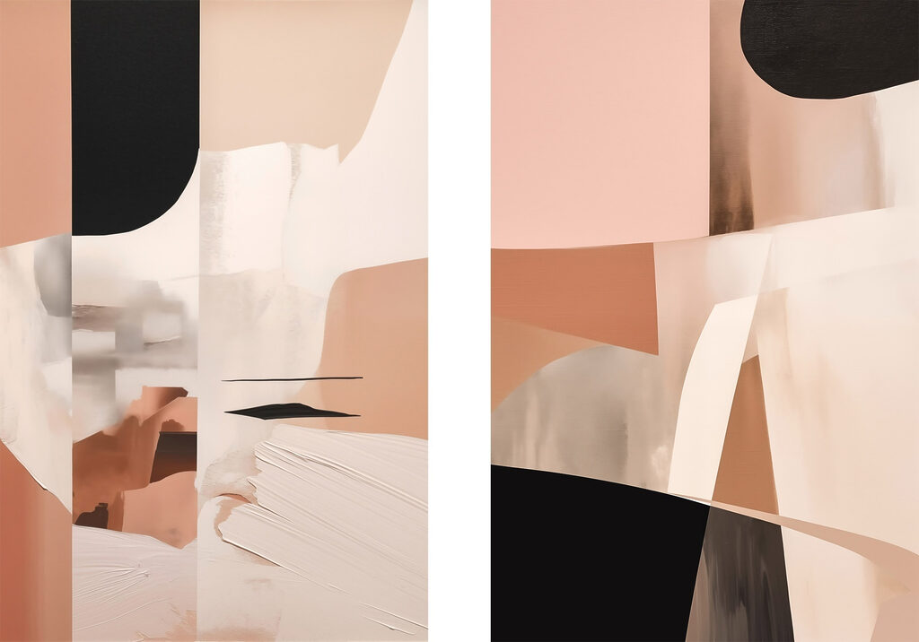 Kunstcollage — volledig ontwerp